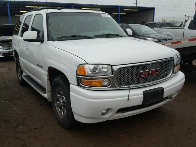 1GKEK63U85J215617 - 2005 GMC YUKON DENA WHITE photo 1