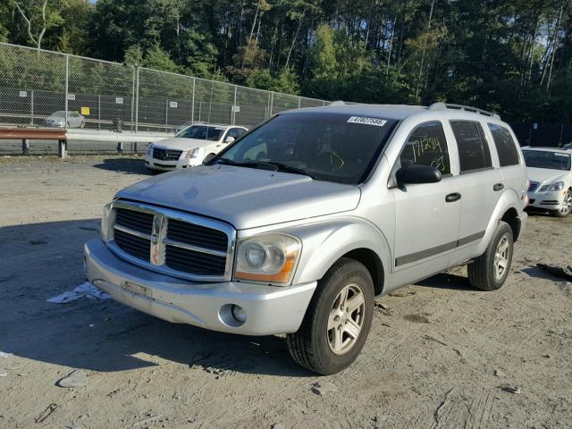 1D4HB48N96F102927 - 2006 DODGE DURANGO SL SILVER photo 2