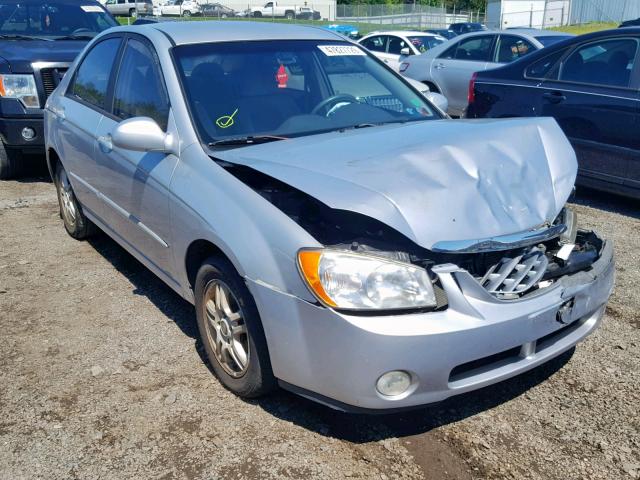 KNAFE121055133498 - 2005 KIA NEW SPECTR SILVER photo 1