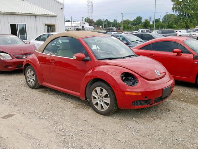 3VWRW3AL0AM002780 - 2010 VOLKSWAGEN NEW BEETLE მუქწითელი ფოტო 9