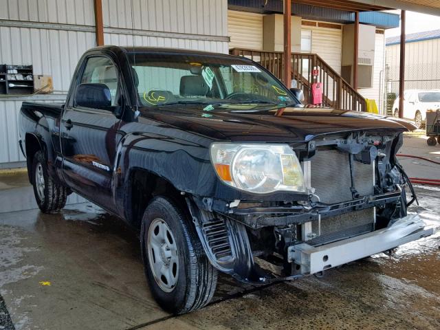 5TENX22N17Z401959 - 2007 TOYOTA TACOMA BLACK photo 1