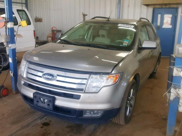 2FMDK48C28BB30949 - 2008 FORD EDGE SEL SILVER photo 2