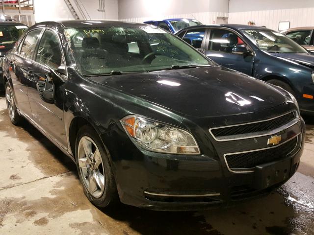1G1ZH57B79F171819 - 2009 CHEVROLET MALIBU 1LT BLACK photo 1