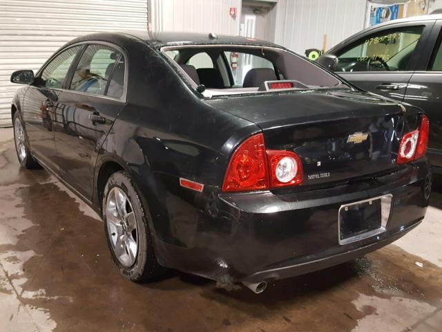 1G1ZH57B79F171819 - 2009 CHEVROLET MALIBU 1LT BLACK photo 3