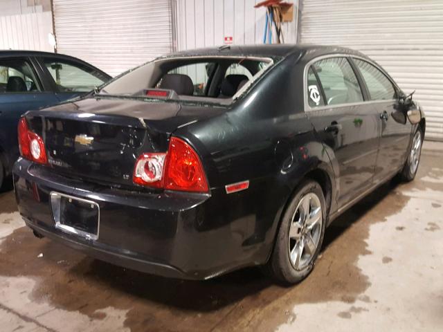 1G1ZH57B79F171819 - 2009 CHEVROLET MALIBU 1LT BLACK photo 4