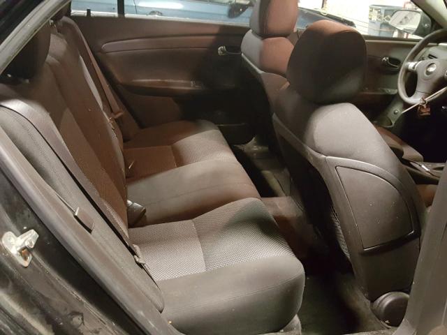 1G1ZH57B79F171819 - 2009 CHEVROLET MALIBU 1LT BLACK photo 6
