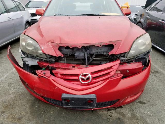 JM1BK143151333855 - 2005 MAZDA 3 HATCHBAC RED photo 9