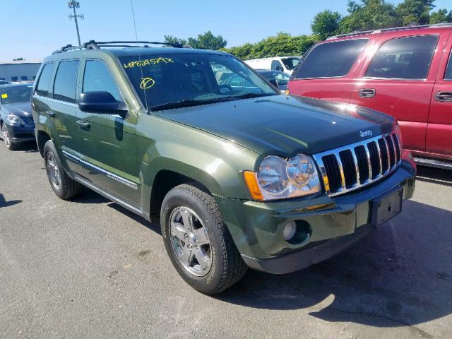 1J4HR58N36C362332 - 2006 JEEP GRAND CHER GREEN photo 1