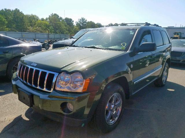 1J4HR58N36C362332 - 2006 JEEP GRAND CHER GREEN photo 2