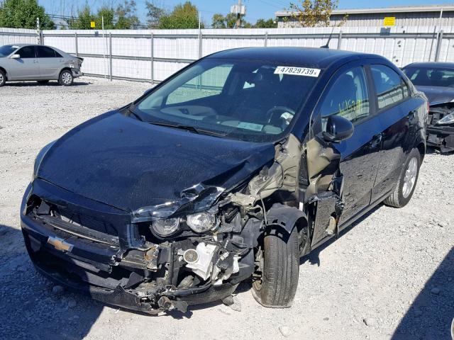 1G1JA5SH5C4138432 - 2012 CHEVROLET SONIC LS 黑色 照片 2