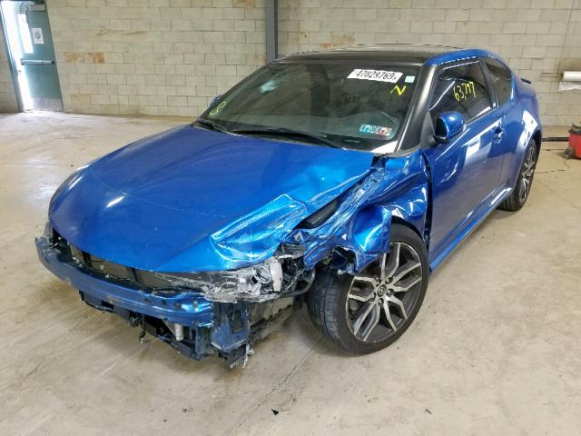JTKJF5C79E3085539 - 2014 TOYOTA SCION TC ლურჯი ფოტო 2