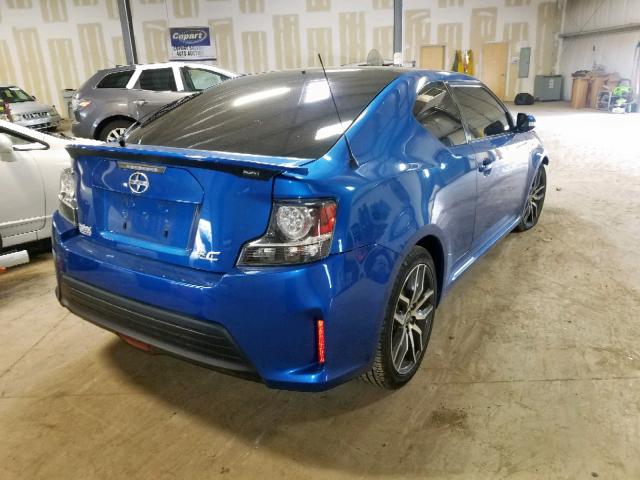 JTKJF5C79E3085539 - 2014 TOYOTA SCION TC ლურჯი ფოტო 4