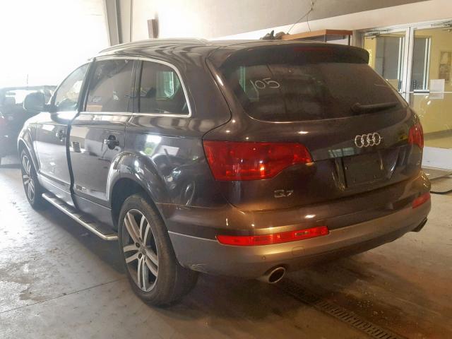 WA1BV74L78D031526 - 2008 AUDI Q7 4.2 QUA GRAY photo 3