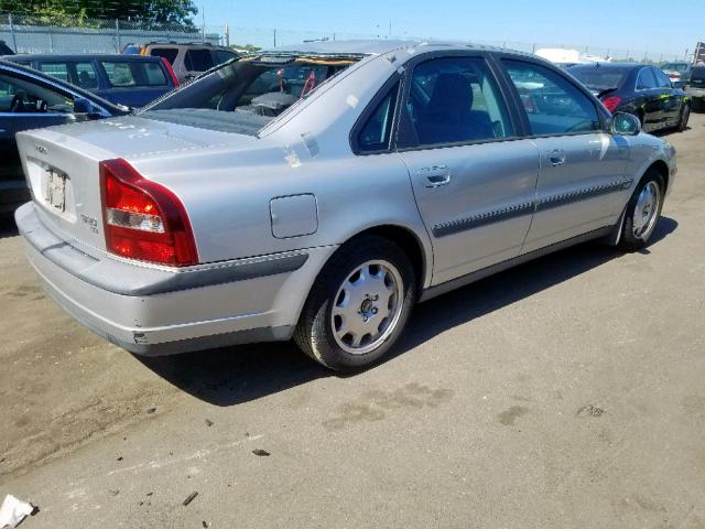 YV1TS94D211161223 - 2001 VOLVO S80 SILVER photo 4