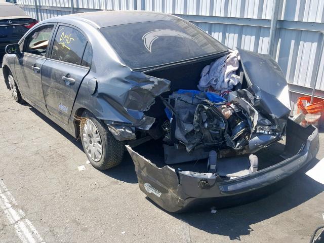 19XFA4F50BE000799 - 2011 HONDA CIVIC GX GRAY photo 3