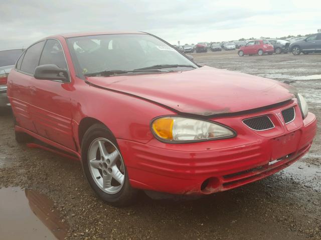 1G2NE52E3XM779723 - 1999 PONTIAC GRAND AM S RED photo 1