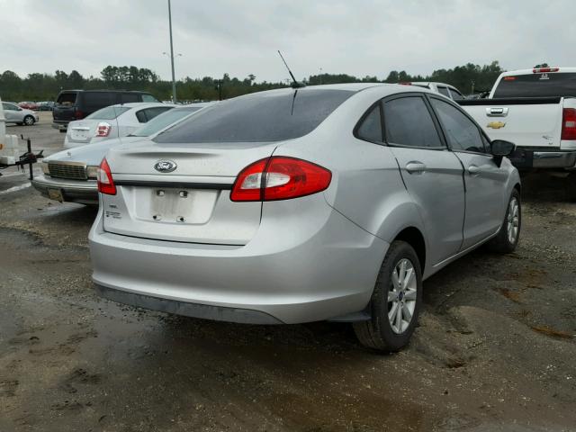 3FADP4CJ1CM208453 - 2012 FORD FIESTA SEL SILVER photo 4