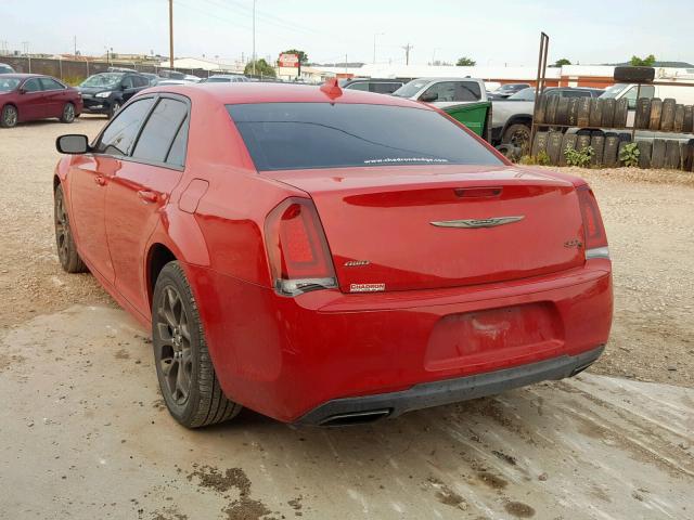 2C3CCAGG8HH599822 - 2017 CHRYSLER 300 S RED photo 3