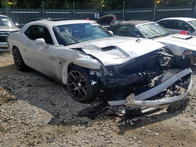 2C3CDZFJ1GH185028 - 2016 DODGE CHALLENGER WHITE photo 1