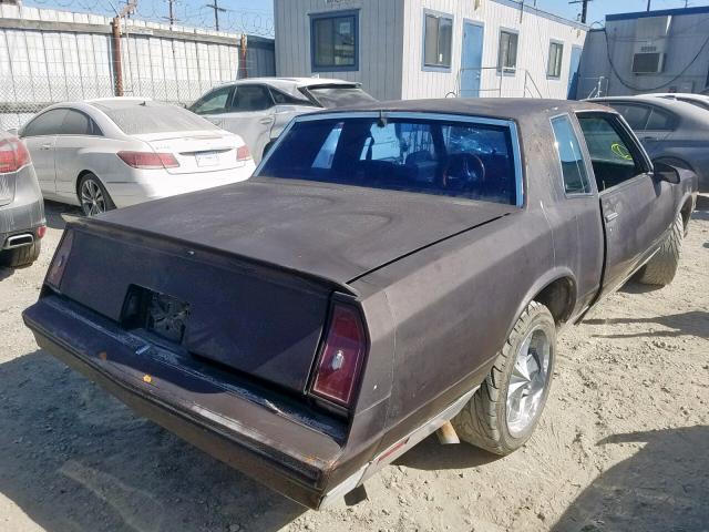 1G1AZ37H8CR155816 - 1982 CHEVROLET MONTE CARL BROWN photo 4