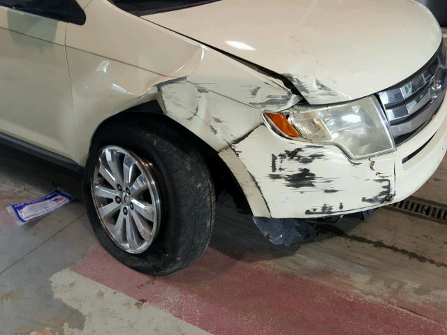 2FMDK49C27BA79644 - 2007 FORD EDGE SEL P CREAM photo 9