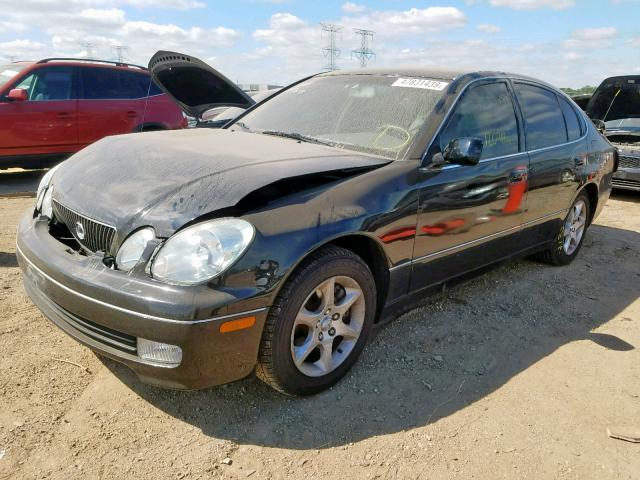 JT8BD69S210147053 - 2001 LEXUS GS 300 BLACK photo 2