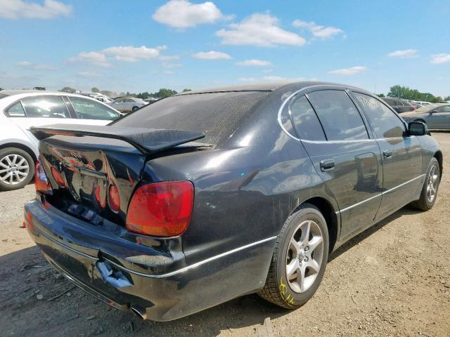 JT8BD69S210147053 - 2001 LEXUS GS 300 BLACK photo 4