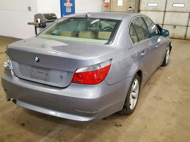 WBANA53545B864145 - 2005 BMW 525 I PURPLE photo 4