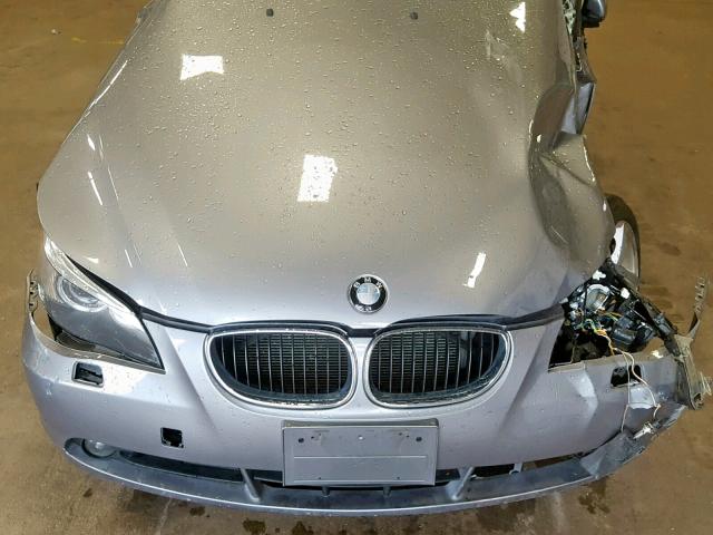 WBANA53545B864145 - 2005 BMW 525 I PURPLE photo 7