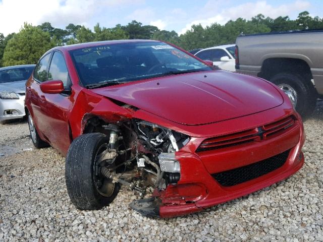 1C3CDFFA5GD796563 - 2016 DODGE DART SXT S RED photo 1