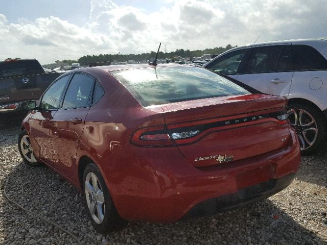 1C3CDFFA5GD796563 - 2016 DODGE DART SXT S RED photo 3