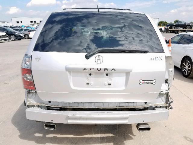 2HNYD18645H503386 - 2005 ACURA MDX TOURIN SILVER photo 9