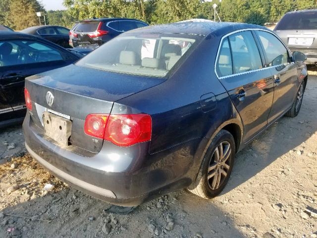 3VWRT71K76M739263 - 2006 VOLKSWAGEN JETTA TDI BLUE photo 4