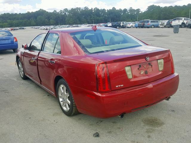 1G6DW6ED3B0158580 - 2011 CADILLAC STS LUXURY RED photo 3