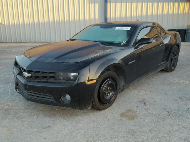 2G1FA1E33C9133404 - 2012 CHEVROLET CAMARO LS BLACK photo 2