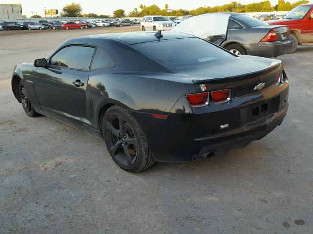 2G1FA1E33C9133404 - 2012 CHEVROLET CAMARO LS BLACK photo 3