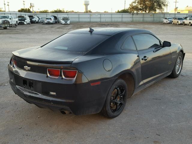 2G1FA1E33C9133404 - 2012 CHEVROLET CAMARO LS BLACK photo 4