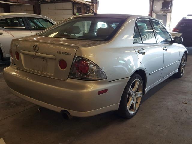 JTHBD182410003458 - 2001 LEXUS IS 300 BEIGE photo 4