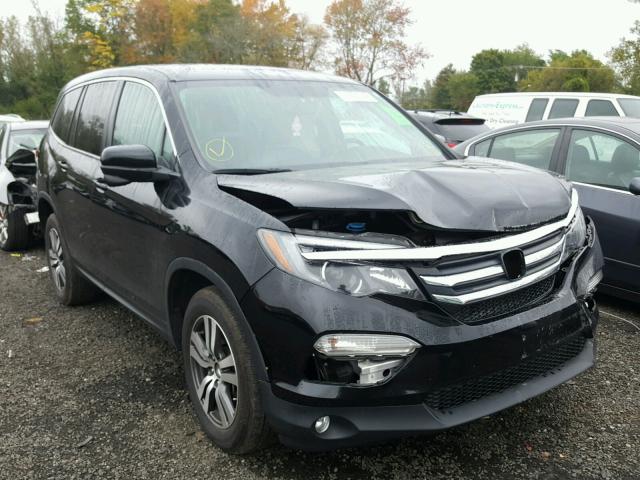 5FNYF6H75GB062558 - 2016 HONDA PILOT EXLN BLACK photo 1