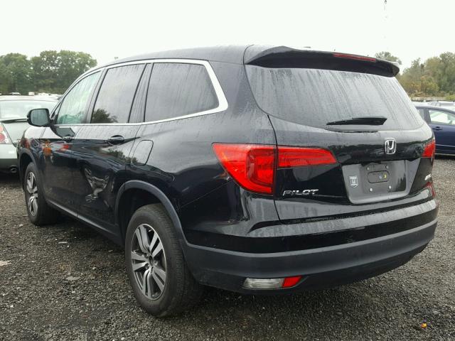 5FNYF6H75GB062558 - 2016 HONDA PILOT EXLN BLACK photo 3