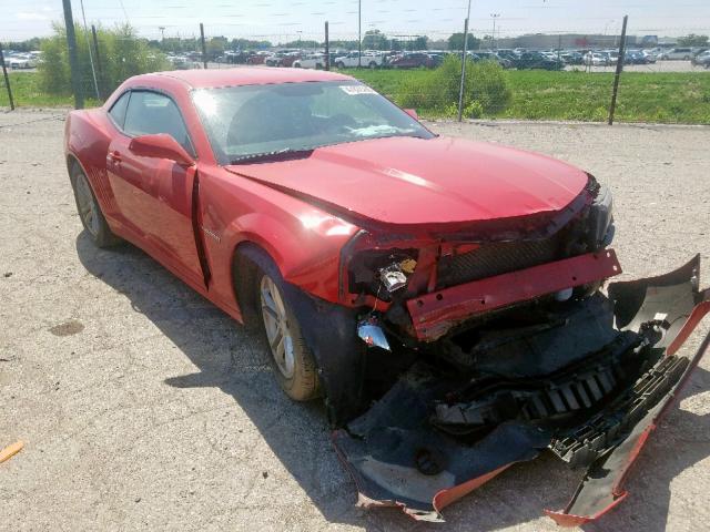 2G1FB1E36F9103959 - 2015 CHEVROLET CAMARO LS RED photo 1