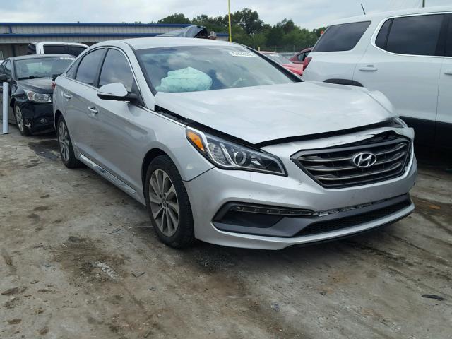 5NPE34AF7GH432329 - 2016 HYUNDAI SONATA SPO SILVER photo 1