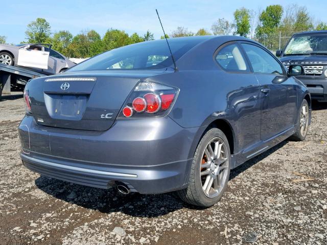 JTKDE167780272272 - 2008 TOYOTA SCION TC ნაცრისფერი ფოტო 4