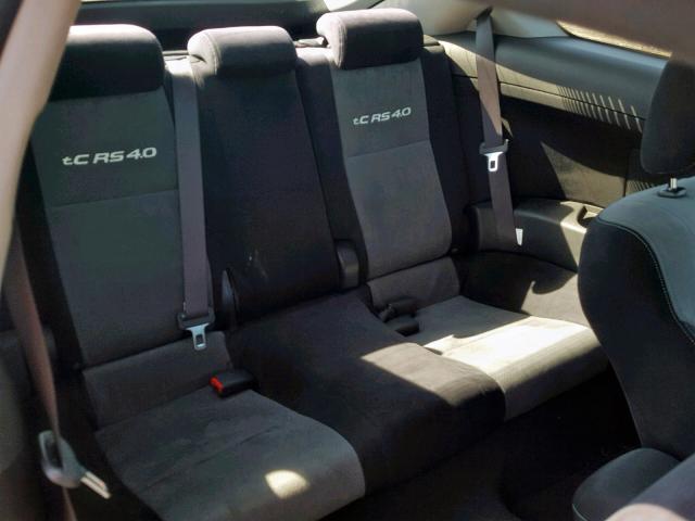 JTKDE167780272272 - 2008 TOYOTA SCION TC ნაცრისფერი ფოტო 6