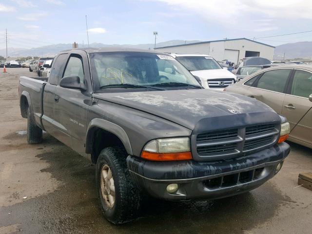 1B7GG32N12S610338 - 2002 DODGE DAKOTA SPO GRAY photo 1