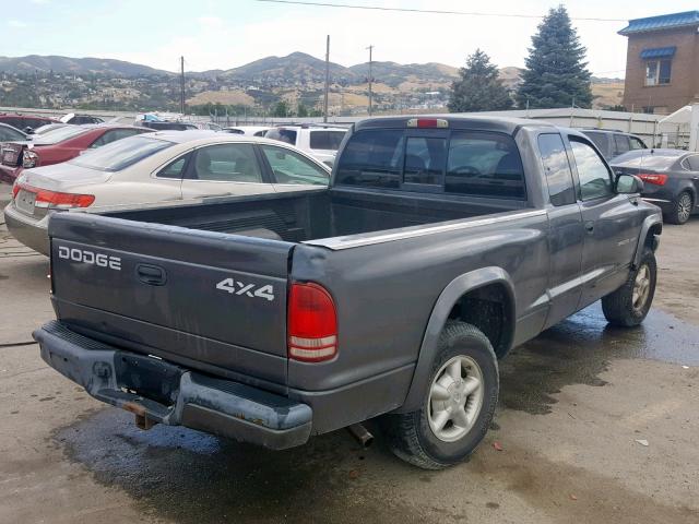 1B7GG32N12S610338 - 2002 DODGE DAKOTA SPO GRAY photo 4