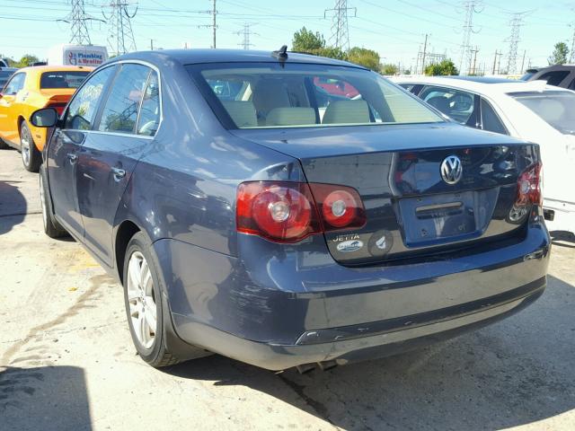 3VWAL7AJ5AM147549 - 2010 VOLKSWAGEN JETTA TDI BLUE photo 3