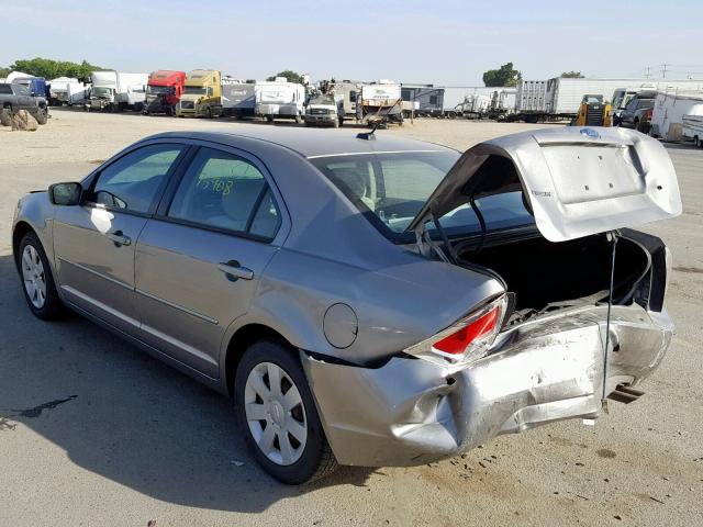 3FAHP06ZX8R274327 - 2008 FORD FUSION S GRAY photo 3