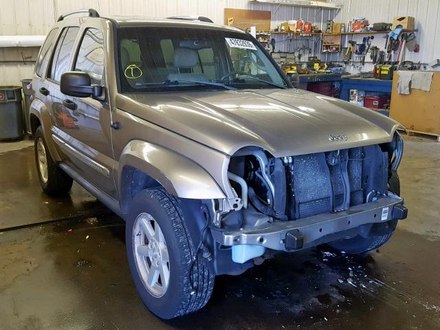 1J4GL58K95W644376 - 2005 JEEP LIBERTY LI TAN photo 1