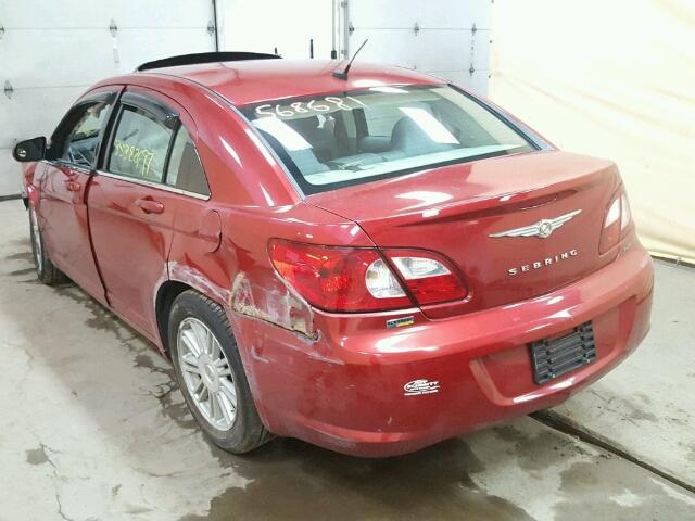 1C3LC56R47N568681 - 2007 CHRYSLER SEBRING TO RED photo 3